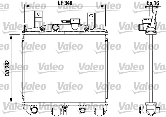 VALEO 730397 Radiatore, Raffreddamento motore-Radiatore, Raffreddamento motore-Ricambi Euro