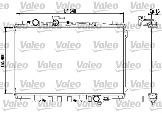 VALEO 730440 Radiatore,...