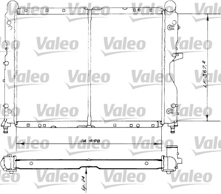 VALEO 730516 Radiatore,...