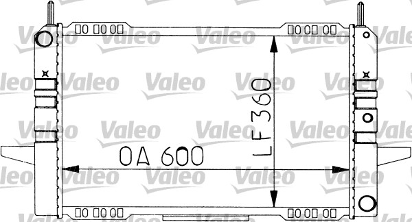 VALEO 730533 Radiatore,...