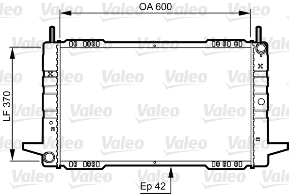 VALEO 730563 Radiatore,...