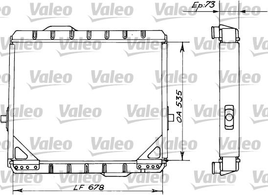 Radiator, engine cooling
