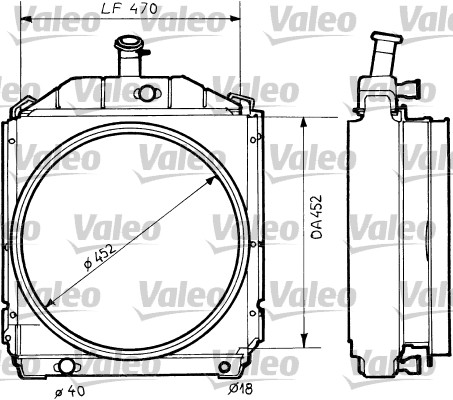 Radiator, engine cooling