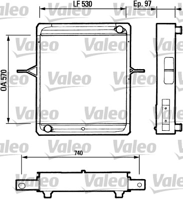 Radiator, engine cooling