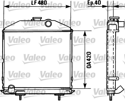 Radiator, engine cooling