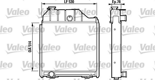 Radiator, engine cooling