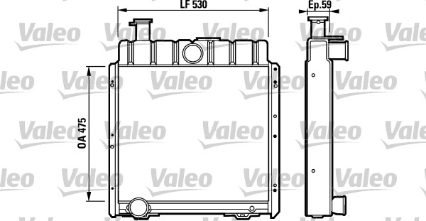 Radiator, engine cooling