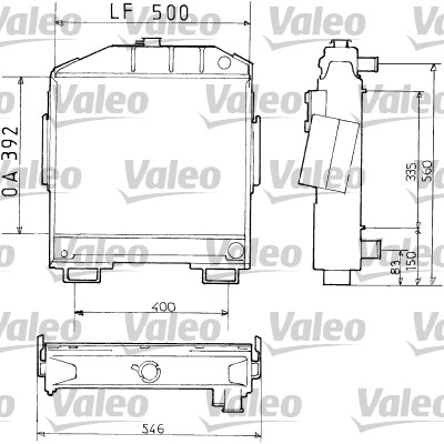 Radiator, engine cooling