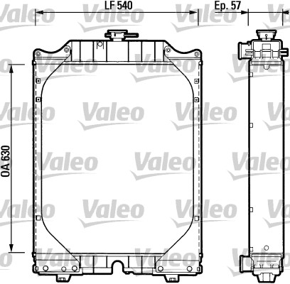Radiator, engine cooling