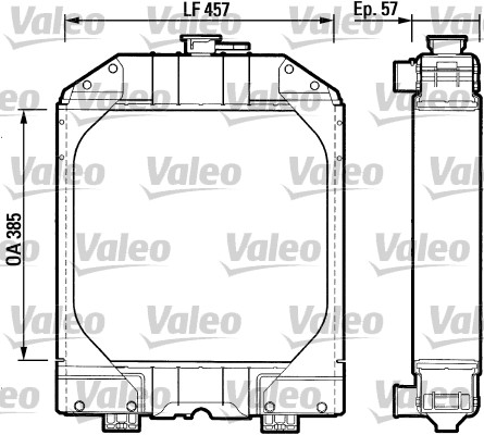 Radiator, engine cooling