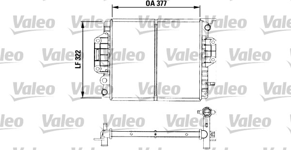 VALEO 730952 Radiatore,...