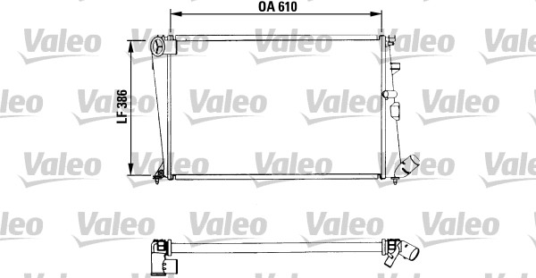 VALEO 730961 Radiatore,...