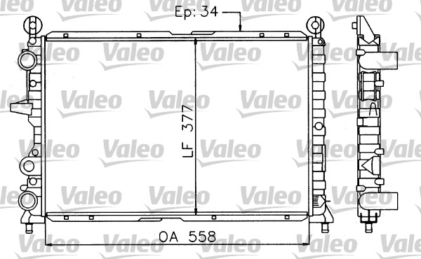 VALEO 730963 Radiatore,...