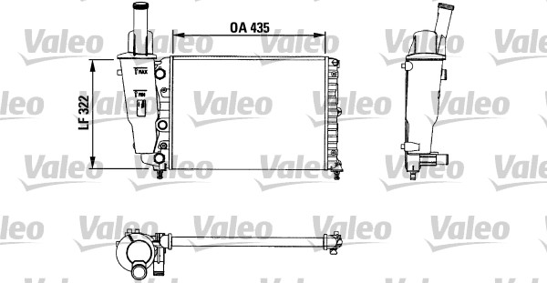 VALEO 730976 Radiatore,...