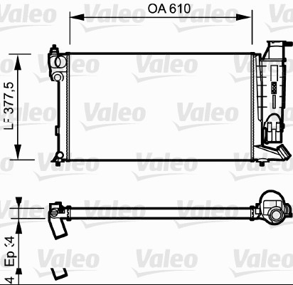 VALEO 730985 Radiatore,...