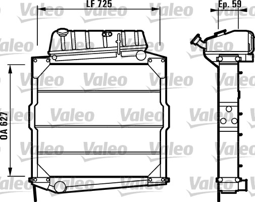 Radiator, engine cooling