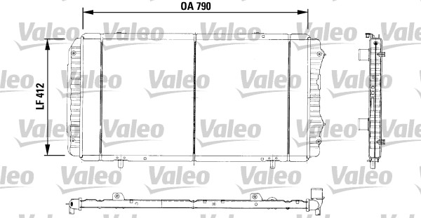 VALEO 730996 Radiatore,...