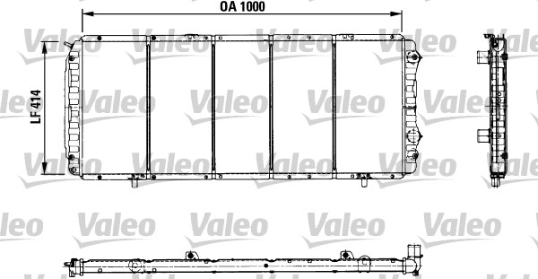 VALEO 730999 Radiatore, Raffreddamento motore