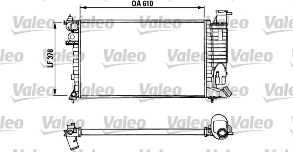 VALEO 731010 Radiatore, Raffreddamento motore