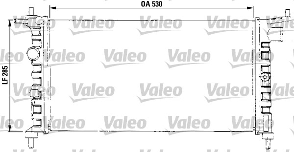 VALEO 731013 Radiatore,...