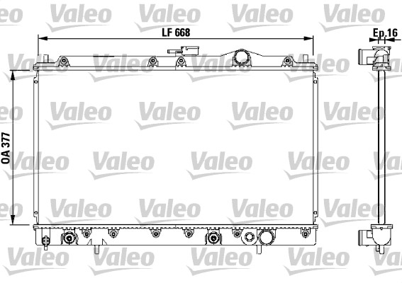 Radiator, engine cooling