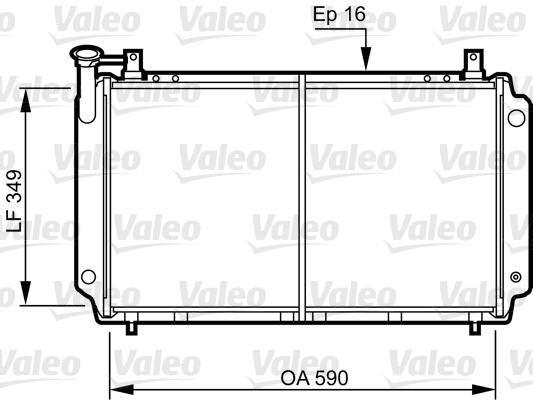 VALEO 731083 Radiatore, Raffreddamento motore-Radiatore, Raffreddamento motore-Ricambi Euro