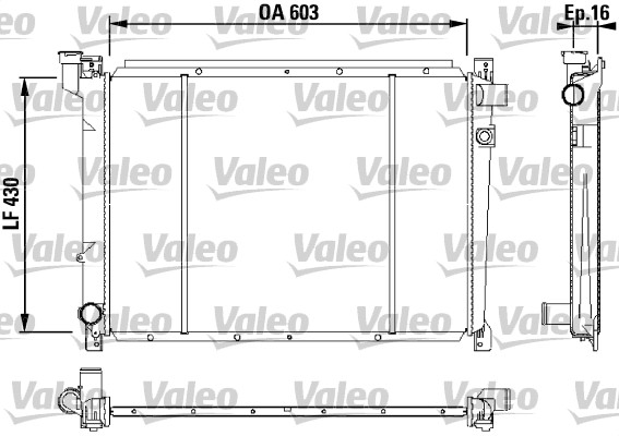 VALEO 731087 Radiatore,...