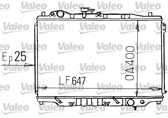 VALEO 731139 Radiatore,...