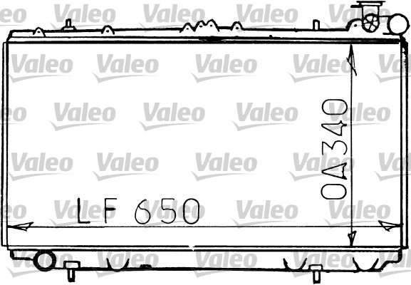 VALEO 731193 Radiatore, Raffreddamento motore