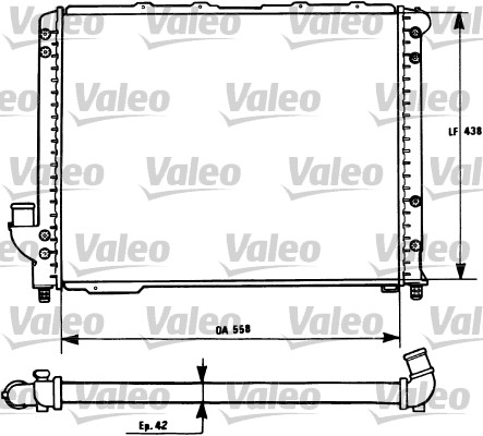 VALEO 731278 Radiatore,...