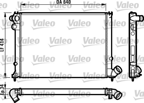 VALEO 731382 Radiatore,...