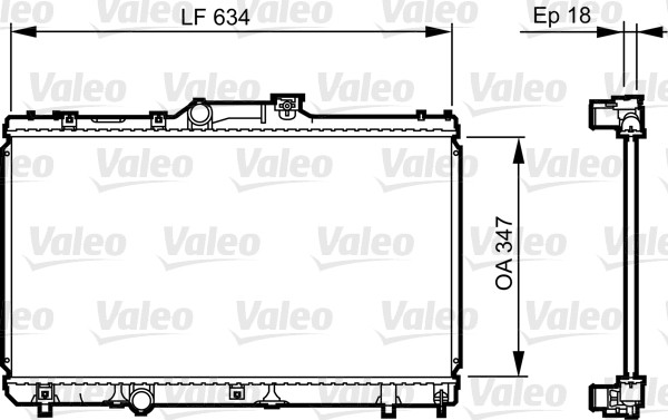 VALEO 731441 Radiatore,...