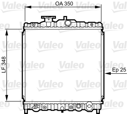 VALEO 731459 Radiatore,...