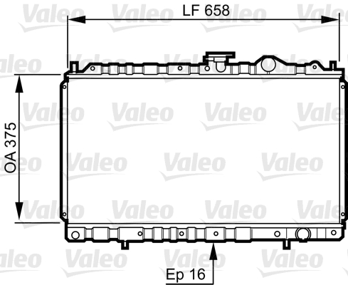 VALEO 731462 Radiatore,...