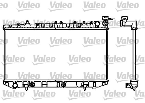 VALEO 731662 Radiatore, Raffreddamento motore-Radiatore, Raffreddamento motore-Ricambi Euro