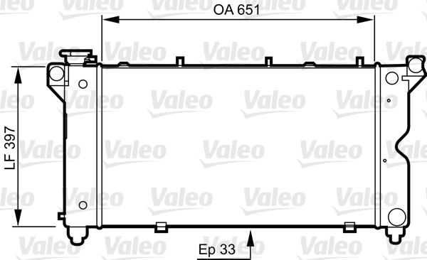 VALEO 731723 Radiatore, Raffreddamento motore-Radiatore, Raffreddamento motore-Ricambi Euro