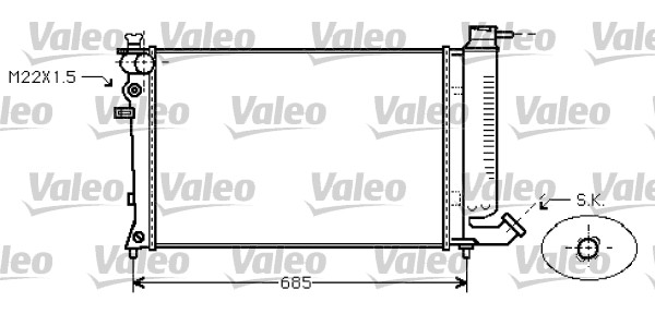 Radiator, engine cooling