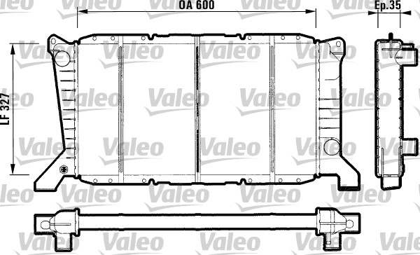 VALEO 731779 Radiatore, Raffreddamento motore