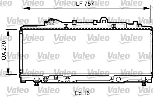 VALEO 731980 Radiatore,...