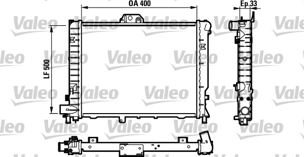 VALEO 732108 Radiatore,...