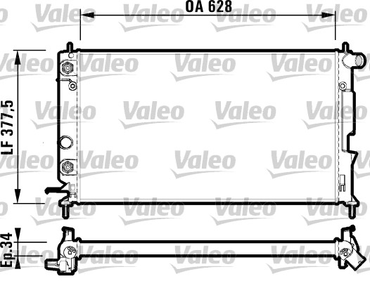 VALEO 732360 Radiatore,...