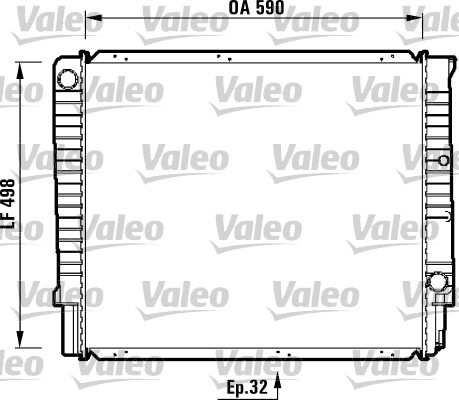 VALEO 732369 Radiatore,...