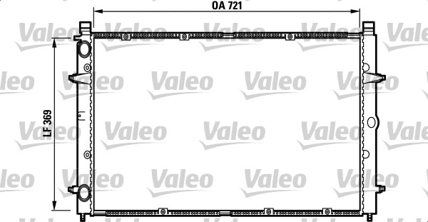 VALEO 732397 Radiatore, Raffreddamento motore-Radiatore, Raffreddamento motore-Ricambi Euro