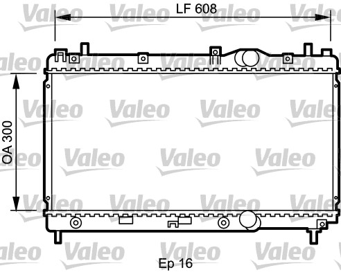 VALEO 732426 Radiatore, Raffreddamento motore-Radiatore, Raffreddamento motore-Ricambi Euro