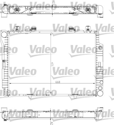 VALEO 732447 Radiatore,...