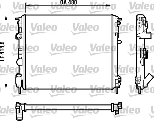 VALEO 732523 Chladič,...