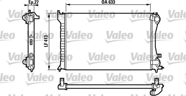 VALEO 732567 Radiatore,...