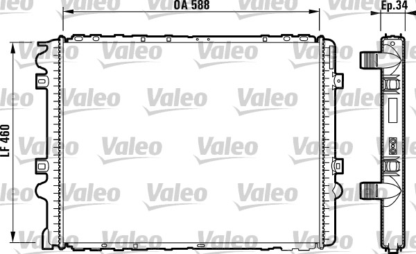 VALEO 732570 Chladič,...