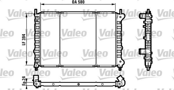 VALEO 732583 Radiatore,...