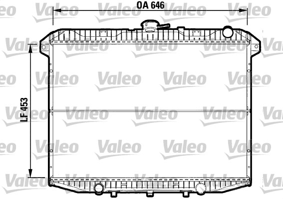 VALEO 732592 Radiatore, Raffreddamento motore-Radiatore, Raffreddamento motore-Ricambi Euro